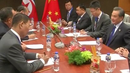 中 왕이, 리용호 북 외무상 만나 정상회담 지지 표명 / YTN