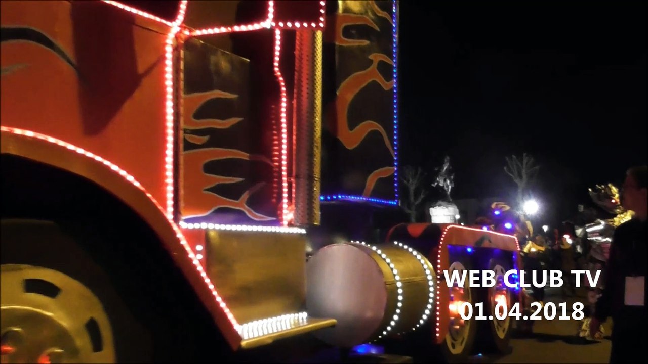 Denain :  Parade de nuit 2018 rue de Villars