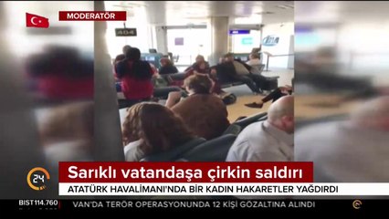 Sarıklı vatandaşa çirkin saldırı