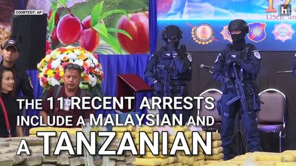 Drugs worth $29 million got seized by Thai authorities