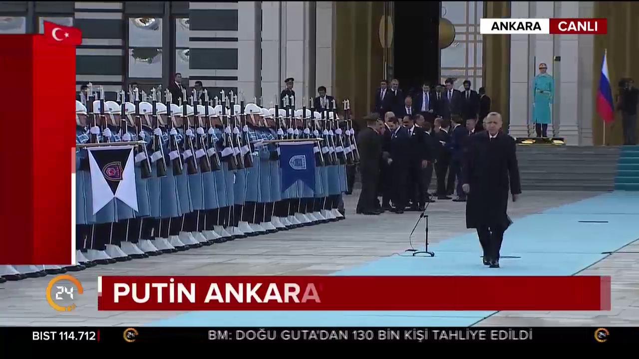 Putin Ankara'da