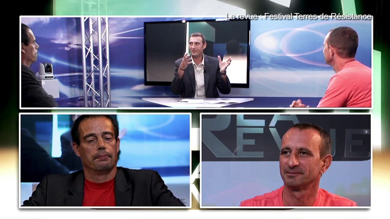 LA REVUE : La revue : Gérard Frau et Christian Scognamiglio/Festival "Terre de Résistance"