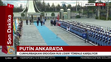Rus lider Putin, resmi törenle böyle karşılandı