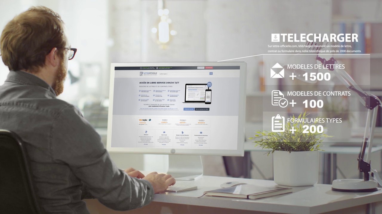 Lettre Officielle - Registre de lettres, contrats et formulaires