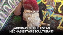 Estas esculturas no son lo que parecen...