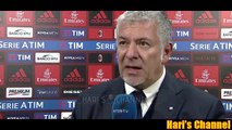 INTERVISTE POST PARTITA E ANALISI DI MILAN - INTER 0-0