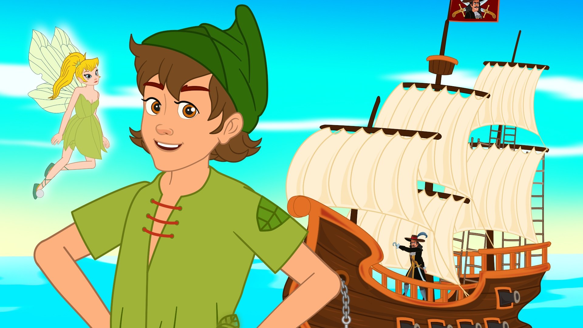 Peter Pan - Fairy Tales and Bedtime Stories for Kids | Okidokido - video  Dailymotion