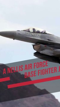 A Nellis Air Force Base fighter jet crashed Wednesday morning during a routine training mission outside Las Vegas