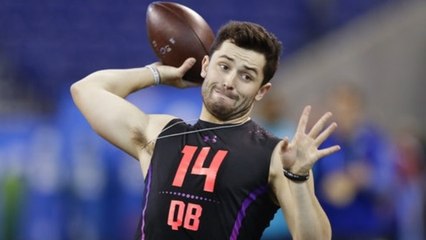 Which QB prospect's stock has risen most in the last month?