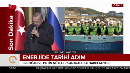 Türkiye'nin ilk nükleer santrali için düğmeye basıldı