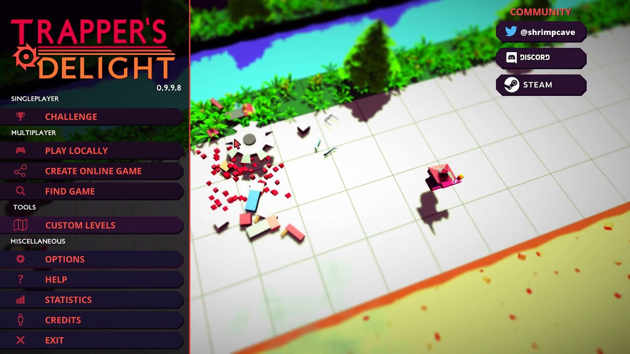 [Indie] Trapper's Delight : Introduction and review (reflexion game, build and avoid traps)