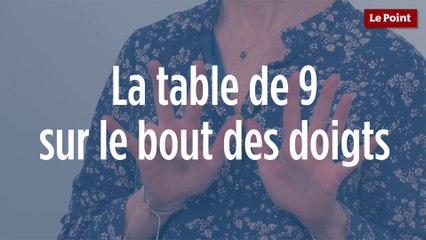 Calcul mental pour les nuls : la table de 9 sur le bout des doigts