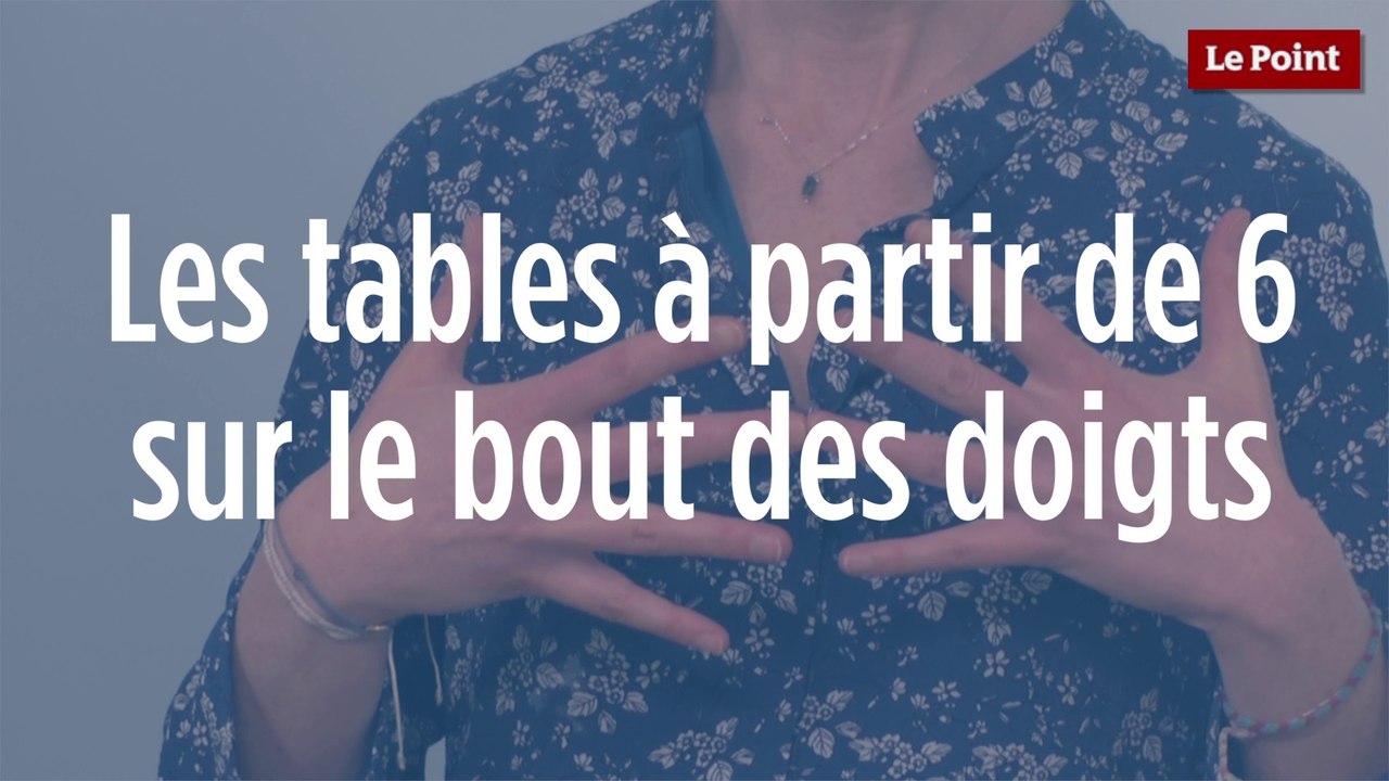 Calcul mental : les tables à partir de 6 sur le bout des doigts