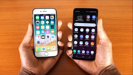 iPhone 8 iOS 11.4 Vs Galaxy S9 Speed Test
