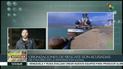 UE acusa a organizaciones de rescate de favorecer inmigración ilegal