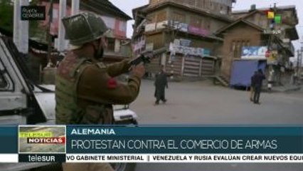 Alemania: realizan marcha de la Pascua contra el comercio de armas