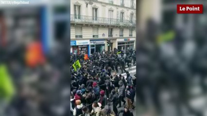 Grève SNCF : tensions pendant les manifestations de soutien aux cheminots