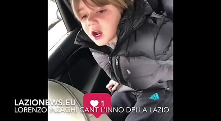 LORENZO INZAGHI CANTA LAZIO GRANDE LAZIO