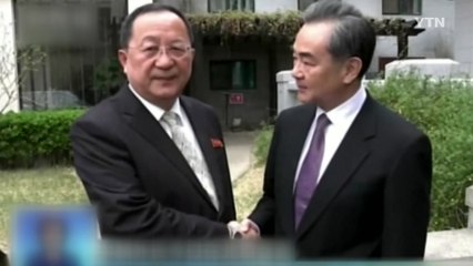 中 왕이·北 리용호 회동...왕이 "한반도 비핵화·평화 구축 노력" / YTN