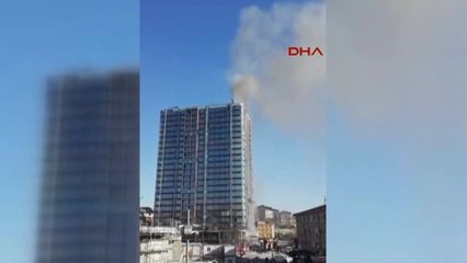 Fikirtepe'de Rezidans İnşaatında Yangın 2