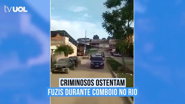 Criminosos armados com fuzis gravam vídeo ao vivo no Facebook durante comboio; Veja vídeo