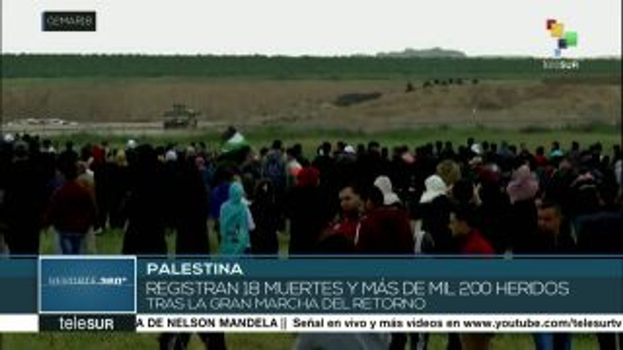 Palestina: crecen manifestaciones en rechazo a represión israelí