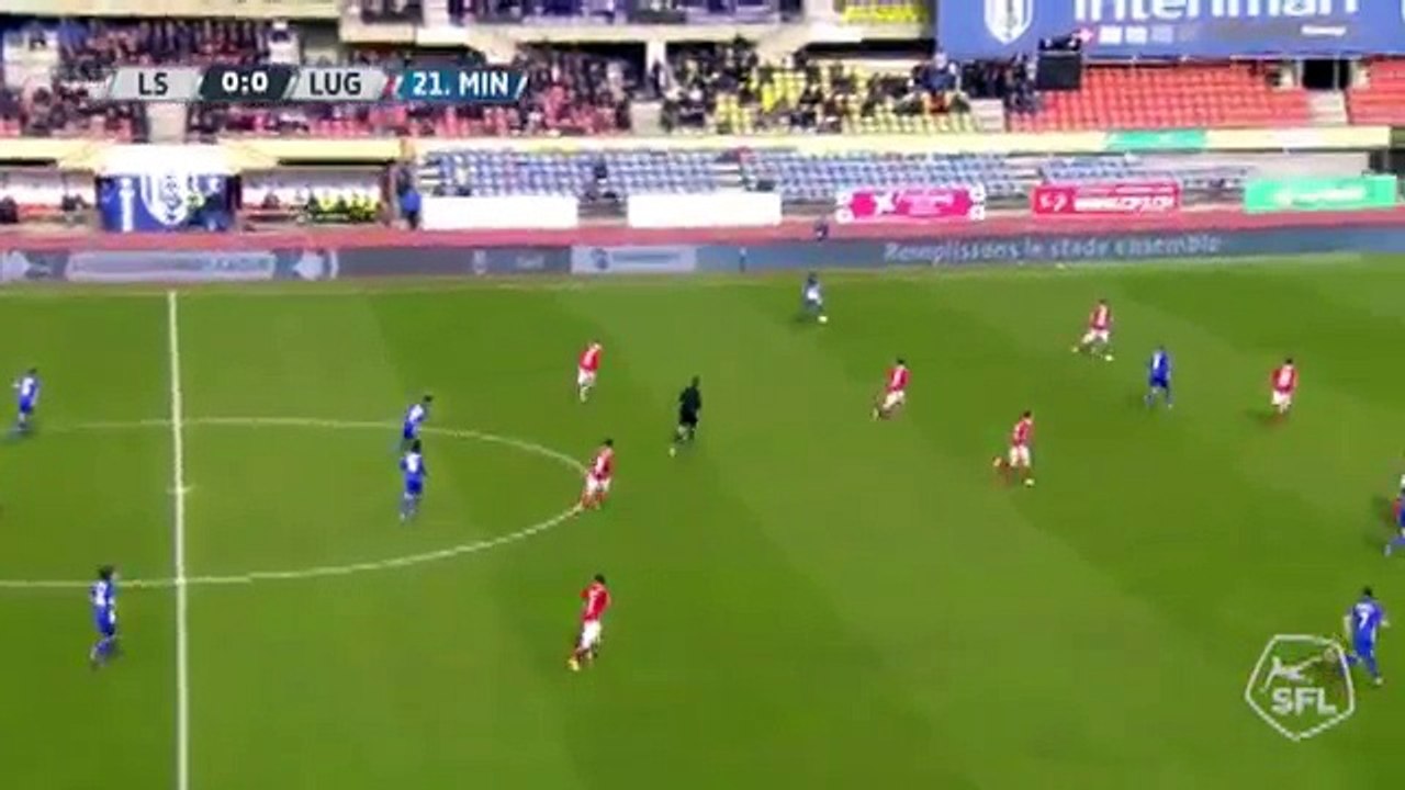 Lausanne 1:0 Lugano (Switzerland. Super League. 2 April 2018)