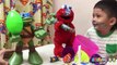 Elmos Birthday Celebration - Disney toys for kids surprise eggs for Tickle Me Elmo