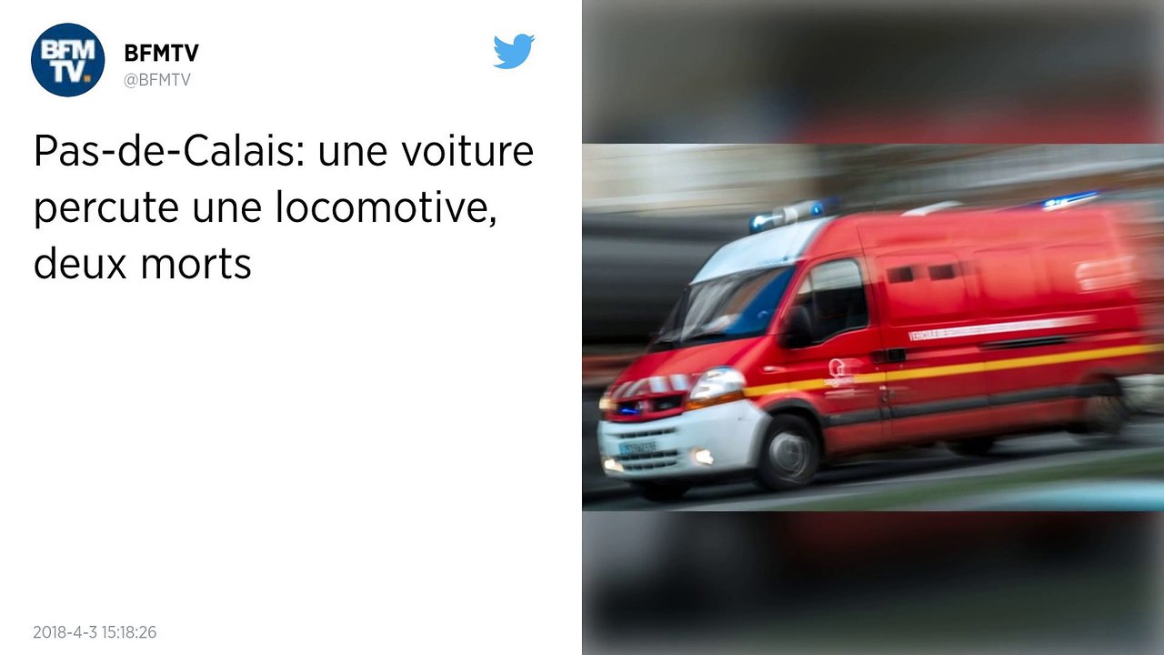 Une voiture percute une locomotive : deux morts dans le Pas-de-Calais.