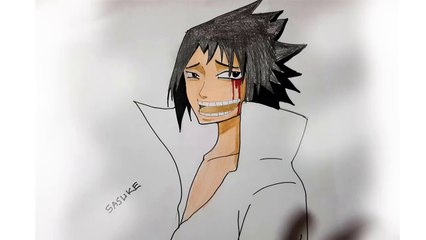 [ Entertainment ] Drawing Sasuke one Face Troll