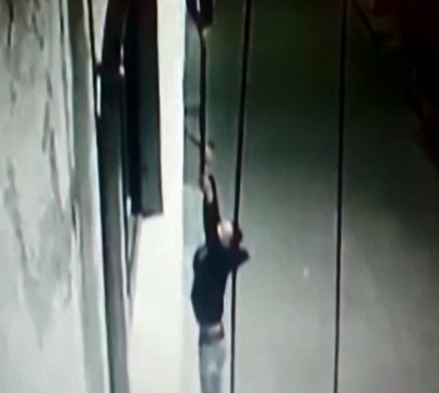 Quito: Cámaras de seguridad captan como banda de roba casas trepan con facilidad las paredes para delinquir