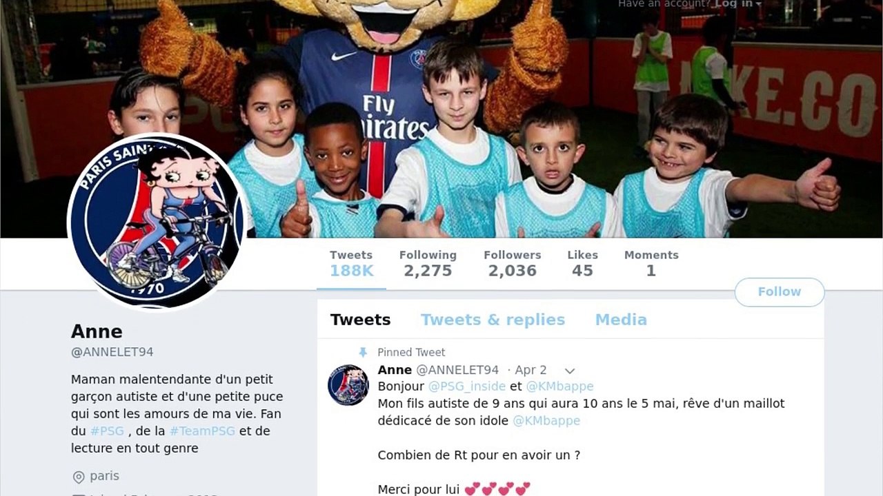 Mbappé exauce le souhait d'un jeune supporter autiste