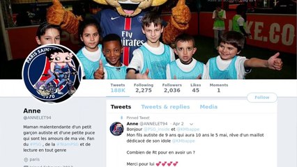 Mbappé exauce le souhait d'un jeune supporter autiste