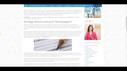 Sondaggi retribuiti - come guadagnare da casa