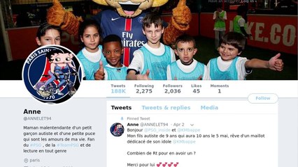 Mbappé exauce le souhait d'un jeune supporter autiste