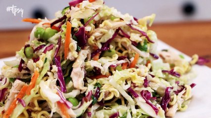 This Ramen Noodle Chicken Salad is Packed Full of Flavor