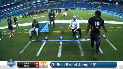 Tennessee running back John Kelly's full 2018 NFL Scouting Combine workout