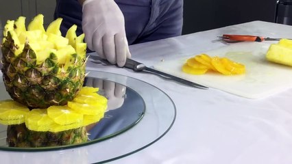 EASY DECORATION WITH SLICED FRUIT - By J Pereira Art Carving