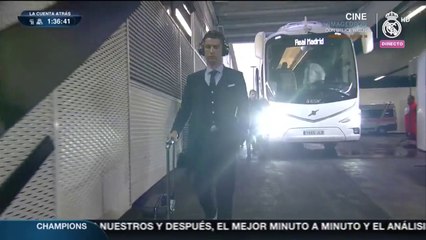 El Real Madrid llega al Juventus Stadium para los Cuartos de Champions