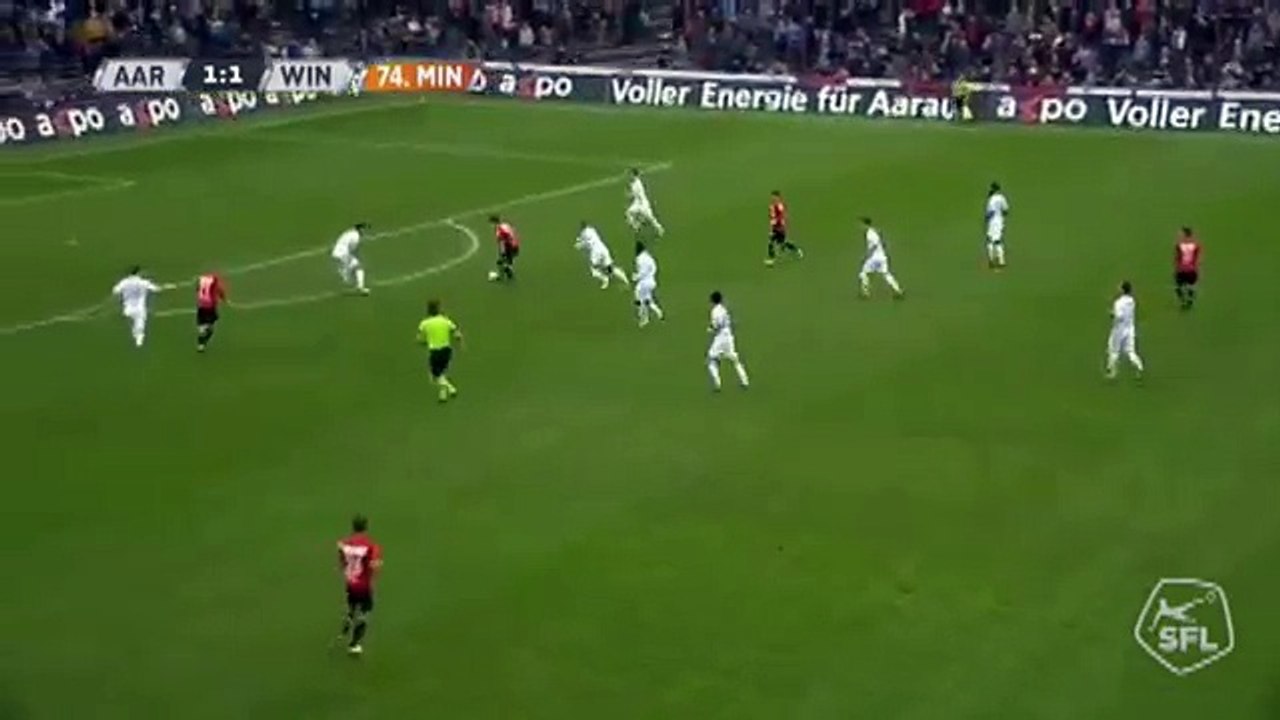 Aarau 2:1 Winterthur (Switzerland.Challenge League. 2 April 2018)