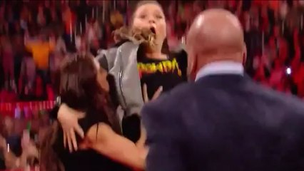 Ronda Rousey Gets SLAMMED Through A Table!: Did It Look WAY Too Choreographed?