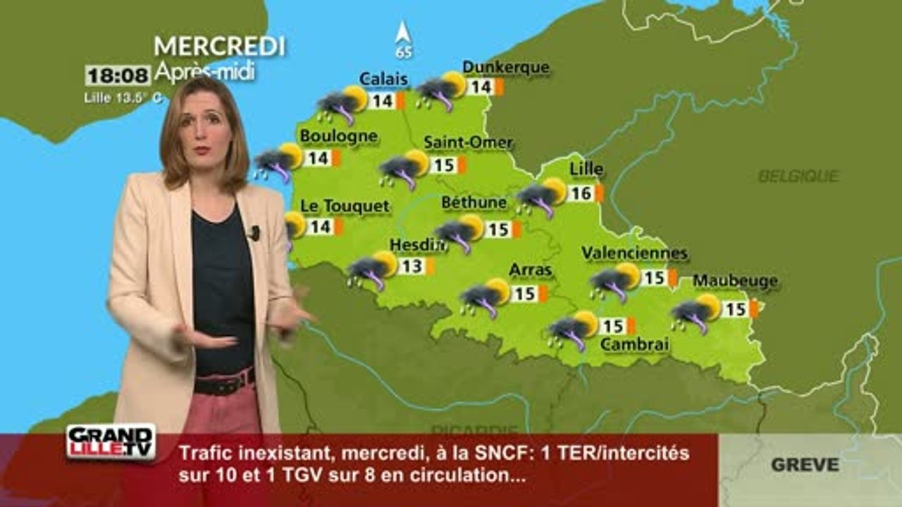 Les Prévisions Météo du 4 Avril 2018 (Lille)