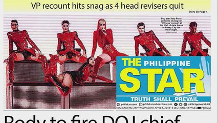 April 4 headline stories