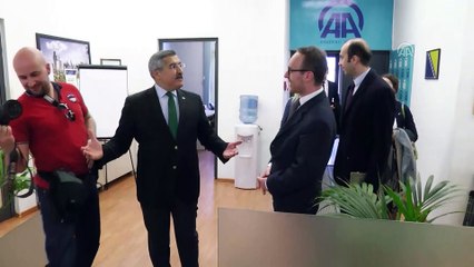 Kültür ve Turizm Bakan Yardımcısı Yayman, AA Saraybosna Temsilciliğini ziyaret etti - SARAYBOSNA