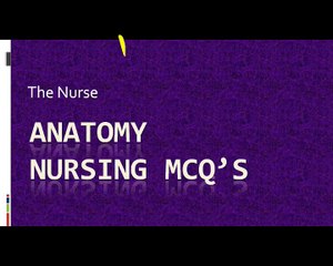 Anatomy and Physiology Nursing Quiz Questions