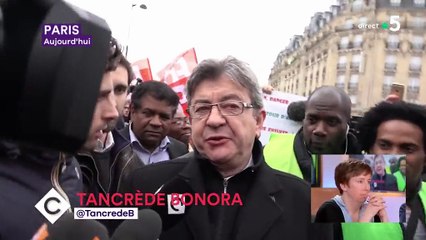 Grève à la SNCF : Jean-Luc Mélenchon dénonce "le travail de merde" des journalistes, qui "salissent les grévistes"