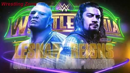 Roman Reigns attacks Brock Lesnar April 2, 2018 WWE RAW