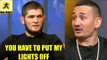 Khabib reveals how Max Holloway can defeat him at UFC 223,Daniel Cormier,Alvarez on Max