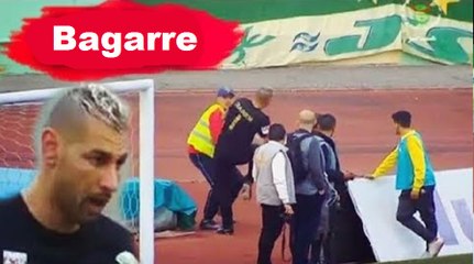 Chaouchi crache et se bagarre avec un ramasseur de balle