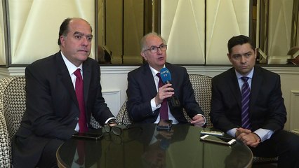 Oposición venezolana pide en Europa desconocer comicios de mayo